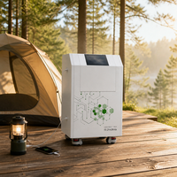 Batería LiFePO4 de 51.2V 628Ah 32kWh con Pantalla Táctil Inteligente, 8000 Ciclos, RS485, CAN, BMS, SOC, Pantalla, Respaldo Solar para Casa Móvil