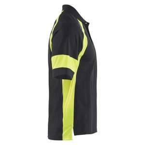 BLAKLADER - 352810509933L Polo avec Hi-vis Noir/Hi-vis jaune-EAN 7330509908259 HI-VIS WORKWEAR - Product Image 4