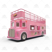 Food Truck Bus Grande Mode Entièrement Équipé Kiosque Espresso Café Remorque Van Caravane Vintage Conteneur Café