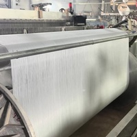 Géotextile tissé en polyester en gros pour la séparation du sol et la base des allées et routes, travaux de construction