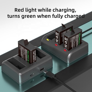 <span class=keywords><strong>แบ</strong></span><span class=keywords><strong>ต</strong></span>เตอรี่ลิเธียมไอออนแบบ<span class=keywords><strong>ชาร์จ</strong></span>ได้ PUJIMAX 3 ก้อน 3.85V 1500mWh พร้อมที่<span class=keywords><strong>ชาร์จ</strong></span><span class=keywords><strong>แบ</strong></span><span class=keywords><strong>ต</strong></span>เตอรี่แบบ 3 ช่อง Type-C และ Micro USB สำหรับกล้อง <span class=keywords><strong>GoPro</strong></span> Hero <span class=keywords><strong>8</strong></span> - Product Image 2