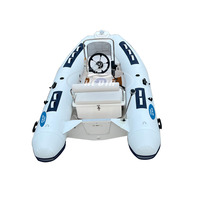 Hedia usine 11ft fibre de verre coque dure bateau en plastique pêche petit dériveur bateau gonflable 3.30m Pvc