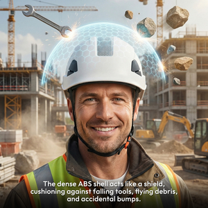 <span class=keywords><strong>Casco</strong></span> <span class=keywords><strong>de</strong></span> Seguridad Eléctrico ANSI <span class=keywords><strong>Clase</strong></span> <span class=keywords><strong>E</strong></span>, <span class=keywords><strong>Casco</strong></span> Aislado para Electricistas, Protección <span class=keywords><strong>de</strong></span> 2000KV, <span class=keywords><strong>Casco</strong></span> <span class=keywords><strong>de</strong></span> Protección Personal para la Construcción con Correa para la Barbilla - Product Image 4