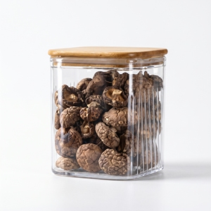 Pot de conservation alimentaire hermétique Wishome en PET avec couvercle en <span class=keywords><strong>bambou</strong></span>, sans BPA, anti-fuite, pour la cuisine - Product Image 5