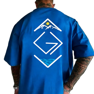 Dio è più grande delle altezze <span class=keywords><strong>e</strong></span> delle basurezze, maglietta con simbolo cristiano, t-shirt oversize in cotone a maniche corte, streetwear, top casual - Product Image 3