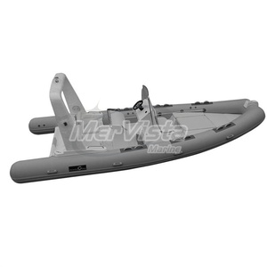 プレミアムホワイトグラスファイバーリブハルボート 680cm スムーズな航海と釣りのためのホットアイテム - Product Image 6