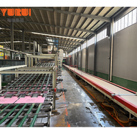 Mesin Pembuat Papan Gypsum Yurui 30 Juta Meter Persegi Lini Produksi Drywall Otomatis Sistem PLC SCADA