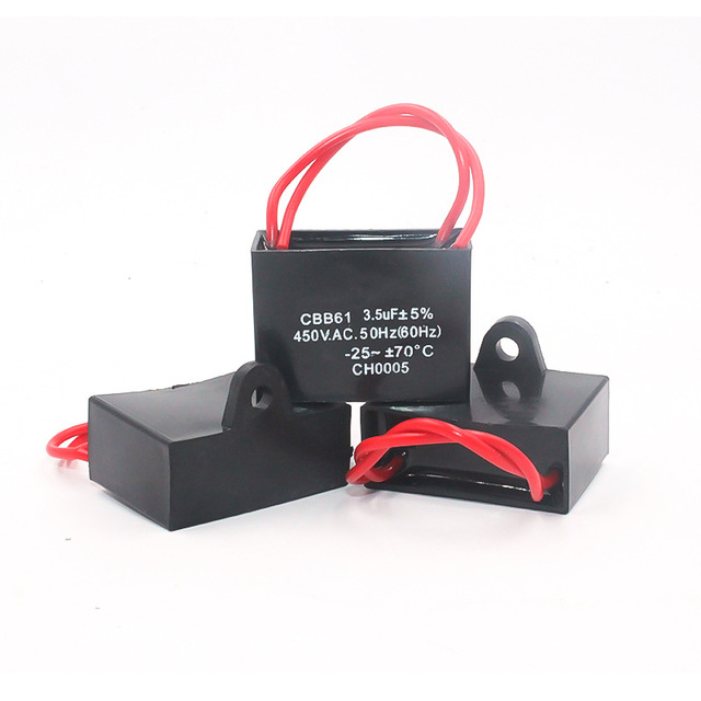 2.5Uf 3Uf 3.5Uf 4Uf 4.5Uf 5Uf 6Uf 7Uf 250V 400V 300V 450V 450V 500V Ac Cbb61 Mkp Polypropylene Standing Fan Capacitor
