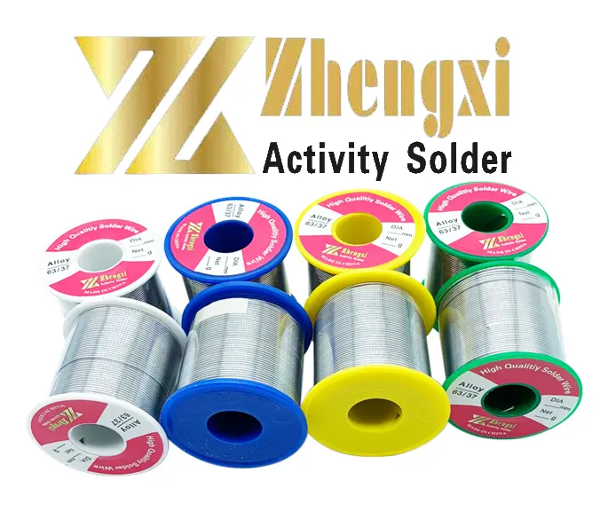 Zhengxi 400g 500g High purity 63/37 60/40/40/60 solder wire Low-temperature melting point solder wire with high purity tin wire
