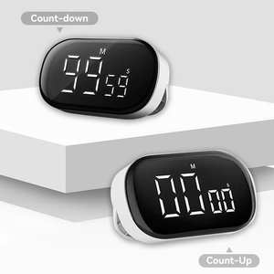 저렴한 <span class=keywords><strong>3</strong></span> 1 분 카운트 다운 귀여운 연구 성인 자기 충전 배터리 숫자 주방 Led 취침 루틴 소리와 비주얼 타이머 - Product Image 3