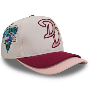 Gorra de Béisbol Americana Retro de Doble Visera, Estilo Urbano, Bordado Personalizado, Transpirable, Estructurada, con Visera Curva - Product Image 4