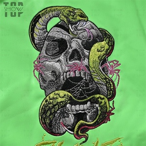 Chaqueta de Cuero Sintético PU con Bordado 3D de Alta Calidad OEM, Estilo Urbano, para Hombre - Product Image 4