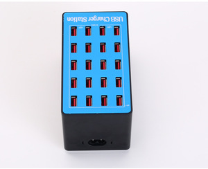 Stazione di <span class=keywords><strong>ricarica</strong></span> USB 20 porte 100W stazione di <span class=keywords><strong>ricarica</strong></span> USB multipla caricatore USB Multi porte per Tablet Iphone13 12 XS SamsungXiaomi - Product Image 1
