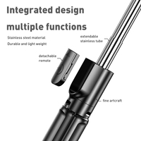 Trépied intelligent extensible sans fil pour la fonction d'éclairage vidéo en direct mobile et pliable dans un emballage pratique