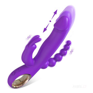 الأكثر مبيعًا G-spot الشرج الثلاثي تحفيز 10 وظيفة قابلة لإعادة الشحن تحفيز البظر مثير أرنب هزاز دسار - Product Image 1