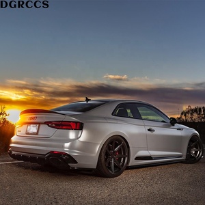 For A5 S5 RS5 B9 Coupe 2Door Style Carbon Fiber Rear Spoiler Trunk Wing 2016-2023 Carbon Fiber - Product Image 4