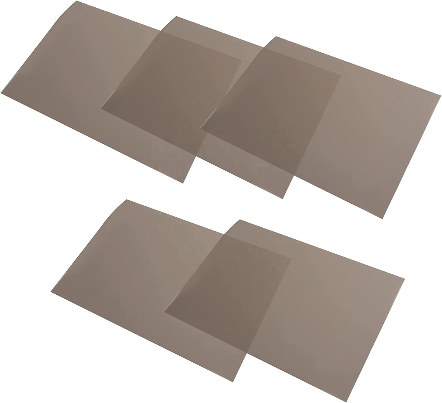 10*10Cm 15*15Cm Vierkante 3d Cirkelvormige Gepolariseerde Films, Niet-Zelfklevende Circulaire Polarisatiefilters Filmplaten Voor Links En Rechts Ogen