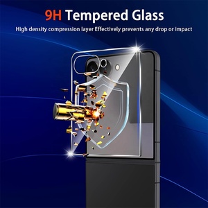 Protector de Pantalla Frontal Compatible con Fundas, Cristal Templado 9H para <span class=keywords><strong>Samsung</strong></span> <span class=keywords><strong>Galaxy</strong></span> <span class=keywords><strong>Z</strong></span> <span class=keywords><strong>Flip</strong></span> 7 FE 6 5, Película Protectora Transparente HD, Precio de Fábrica - Product Image 6