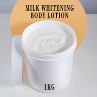 1Kg Organische Witte Body Lotion Vlekken Verwijderen Body Cream Hydraterende Voor Zwarte Huid Melk Whitening Body Lotion