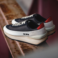 Chaussures de sport basses personnalisées pour hommes, style rétro, à lacets, pour la marche et le jogging