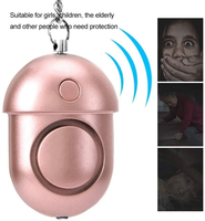Alarme personnelle avec lumière de sécurité LED, alarme personnelle 130 dB pour la marche nocturne, le campus, les voyages, cadeaux pour femmes