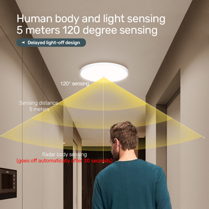 Chiếu sáng trong nhà hiện đại đèn chùm đèn 18W 24W Vòng đầy màu sắc LED cảm biến chuyển động trần ánh sáng mặt dây chuyền cho phòng khách phòng ngủ - Product Image 5