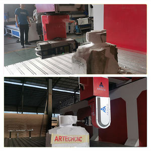 Routeur CNC à bois 5 axes de haute précision et de bonne qualité 2030 pour les cadres de portes en bois, les piliers, le moteur servo, NC <span class=keywords><strong>Studio</strong></span> - Product Image 6