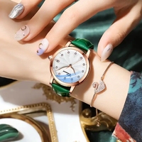 Montre automatique pour femmes CHENXI, montres mécaniques de luxe pour femmes, design squelette tendance, cadran de 34 mm, horloge pour filles, Reloj Mujer