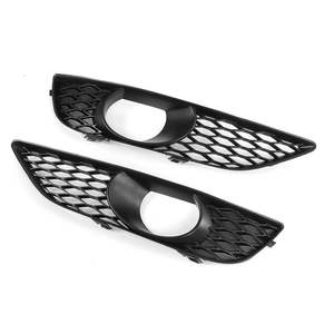 Encadrements de feux antibrouillard sport Audi Q7 2010-2015 en plastique ABS à clipser sur la calandre du pare-chocs - Product Image 1