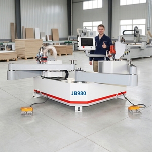 Machine de chantournage et de dé<span class=keywords><strong>coupe</strong></span> à double station JB980 avec dé<span class=keywords><strong>coupe</strong></span> automatique par induction laser pour panneaux de formes spéciales - Product Image 2