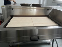 Horno de Túnel Comercial de Gran Formato para Pizza con Cinta Transportadora de Piedra Estilo Artesanal