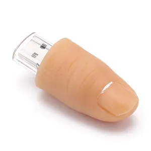 Low price Free Sample Thumb shape USB Flash Drive Gifts Giveaways finger shape usb stick