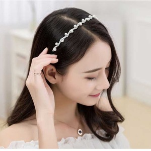 GT New Rhinestone <span class=keywords><strong>Sparkle</strong></span> Hair Band Elegant Temperament Fine Headband Incrusted Rhinestone Hair Accessories Headdress Girl - Product Image 5