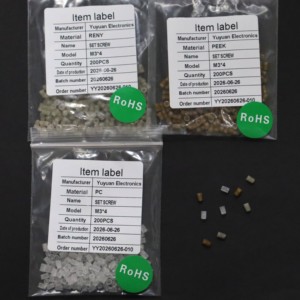 Manufacturer Direct PC PEEK RENY Headless Grub Set <b>Screws</b> <b>M3</b> DIN916 Set <b>Screw</b> - Product Image 2