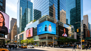 Outdoor IP65 Waterproof 4K P2.976 LED <b>Display</b> Screen Silver Die-Cast Aluminum Cabinet Sunlight Readable Fixed Installation - Product Image 4