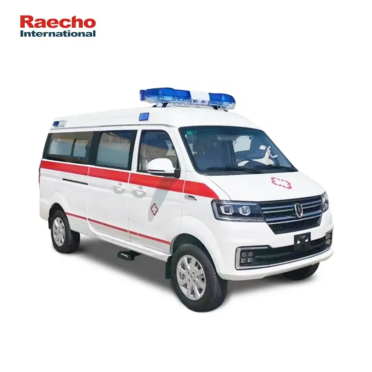 Ospedale nuove auto ambulanza dispositivo di aiuto di emergenza a benzina
