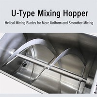 Machine de remplissage et de dosage pneumatique industrielle pour pâtes (piment, arachide, crevettes) et produits cosmétiques, avec trémie de mélange