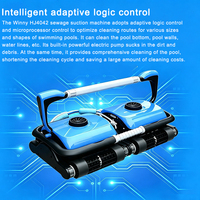 Robot Aspirador de Piscinas Inteligente con Control por Aplicación, Cable de 40 m, Herramientas de Limpieza Subacuática Automáticas de Alta Eficiencia para Piscinas Grandes