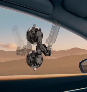 Kit de support de caméra d'action en aluminium, support de voiture pour caméra 360, bâton de selfie multifonctionnel avec support à ventouse pour <span class=keywords><strong>GoPro</strong></span> Insta360 - Product Image 5