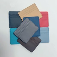 Porte-cartes d'identité et de crédit en cuir PU personnalisable avec logo X928, anti-RFID, anti-magnétique, pour cartes de visite