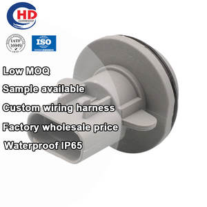 Soporte de lámpara para coche, conector automático, gris, faro automotriz, luz trasera, arnés de cables, enchufe, Conector de acoplamiento, HD023A-2.2-21 - Product Image 1