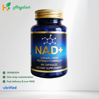 Cápsulas Herbales NAD de Marca Privada para el Bienestar, Extracto de Té Verde, Astaxantina, Resveratrol, Suplemento de Belleza para Adultos