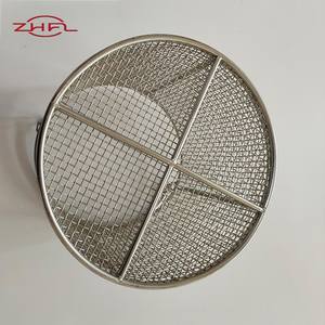 Cesta de malla de alambre soldada de acero inoxidable rectangular, ecológica, multiusos, para procesamiento de frutas, limpieza, almacenamiento y secado. - Product Image 2