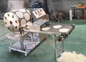 Machine professionnelle à lumpia et crêpes en acier inoxydable 304 de Shanghai, moteur, capacité de 20 pièces/min, 220V/380V, garantie 1 an - Product Image 6