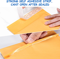 Enveloppes d'expédition en papier kraft écologiques avec bulles d'air, emballages personnalisés en papier kraft, sacs d'expédition avec logo rembourrés