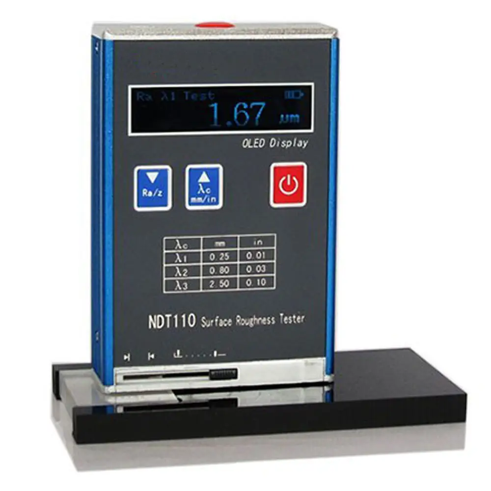 デジタル表面粗さ試験機NDT110金属および非金属表面計の粗さRa: 0.01〜15.000um Rz:0.1〜50um