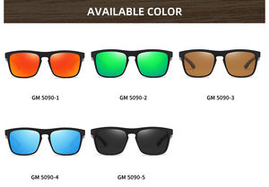 Lunettes de soleil classiques en noyer noir pour hommes, verres de soleil polarisées UV400 pour femmes - Product Image 2