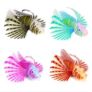 Pesce <span class=keywords><strong>Leone</strong></span> Realistico in Silicone Luminoso Colorato, Decorazione per <span class=keywords><strong>Acquario</strong></span>, Ornamento per Paesaggistica Subacquea - Product Image 5