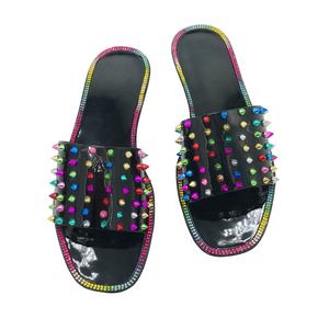 Nuevas Sandalias de Moda Primavera-<span class=keywords><strong>Verano</strong></span>, Chanclas Transparentes con Cristales para <span class=keywords><strong>Mujer</strong></span> - Product Image 6