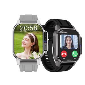 Montre connectée 4G B22 2025, écran AMOLED 2,04 pouces, Android, fréquence cardiaque, appel vidéo, TikTok/Facebook/<span class=keywords><strong>Twitter</strong></span>/Whatsapp, étanche IP67, double - Product Image 1